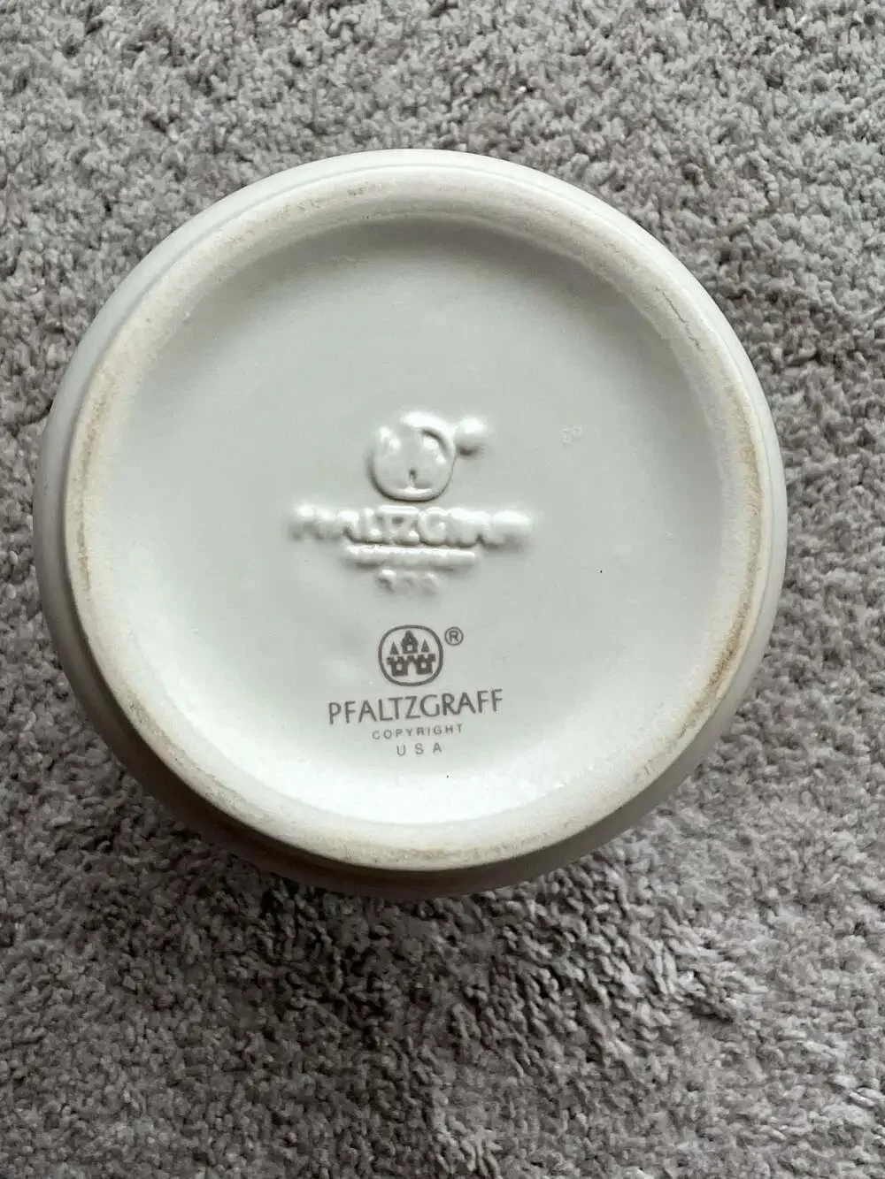 Pfaltzgraff Tea Rose Stoneware Utensil Holder or Vase